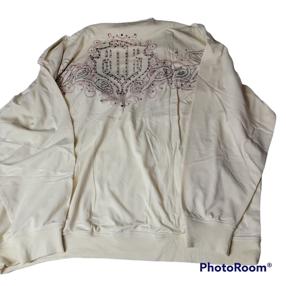 PELLE PELLE MEN'S JACKET/SWEATER CREAM SIZE 4X